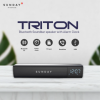 Sunday Triton Bluetooth 5.0 Speaker ลำโพงบลูทูธ 5.0 รับประกัน 1 ปีจาก Welltech