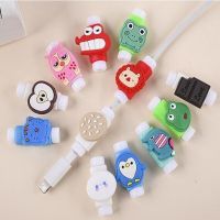 8Pcs Cartoon Cable Protector Cover USB Charger Data Line Cable Saver Protective Sleeve for Iphone 6 6s 7 7plus 8X