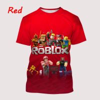 2023 Customized Fashion Hot Summer Game Roblox 3D T-shirt  Casual Round Neck Print Harajuku Hip-hop T-shirt 3D Top Short Sleeve，Contact the seller for personalized customization