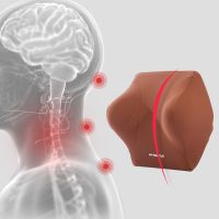 เบาะรองหมอนอิงในรถสำหรับพนักพิงศีรษะรองรับหมอนรองคอหมอนรองหน่วยความจำรถยนต์หมอนรองคอแบบฟองโฟมรองรับหมอนอิงรองเอวด้านหลัง