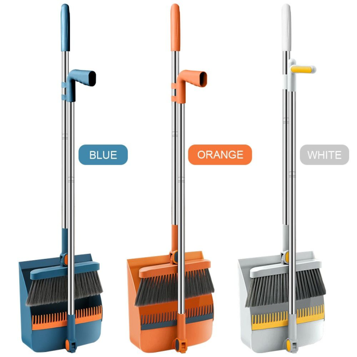Broom Dustpan(Foldable) Foldable Dustpan Set with Extendable