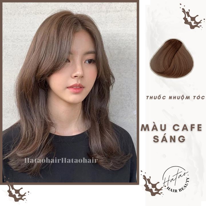 Thu hút mọi ánh nhìn với mái tóc màu nâu cafe hoàn hảo. Thuốc nhuộm tóc màu Nâu Cafe sẽ là lựa chọn hoàn hảo dành cho những bạn muốn thay đổi kiểu tóc và tô điểm cho vẻ ngoài của mình.