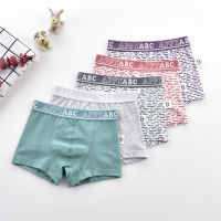 Boys Underwear Kids Toddler Striped Panties Shorts Korean Children Clothing Teenage Boys Underpants Adult Boxers 5 Pcspack