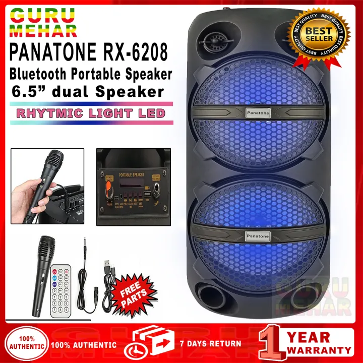 PANATONE RX6208 Original Portable Wireless Bluetooth Speaker with