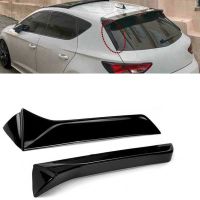 For Bright Black Vertical Rear Window Side Spoiler Wing for SEAT 2013-2021 Auto Rear Window Mirror Tail Accessories