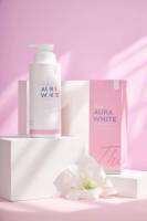 โลชั่นธิดา แพ็คเกจไหม่  THIDA   AURA WHITE  DAILY BODY LOTION ธิดา ออร่าไวท์ เดลี่ บอดี้ โลชั่น ปริมาณ 400 ML.