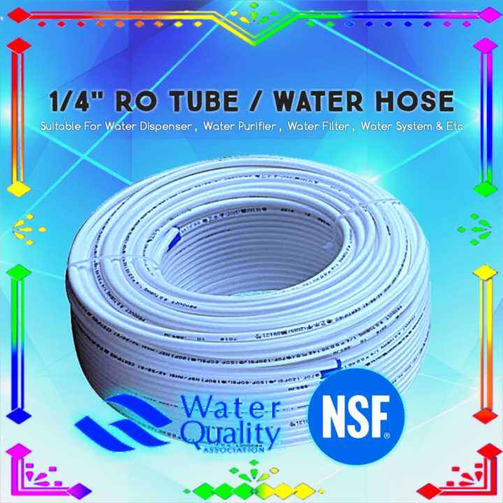 1/4" RO Tube / White Tube / Hose / Pipe for Water Dispenser / Water