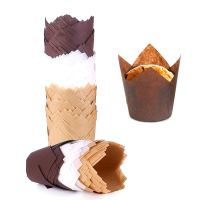 200PCS Tulip Cupcake Liners Upgrade Parchment Paper Muffin Liners for Baking Cupcake for Party Wedding Birthday
