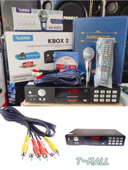 Platinum Kbox-2 Dvd Karaoke With 20,000 English And Opm Songs And Free 