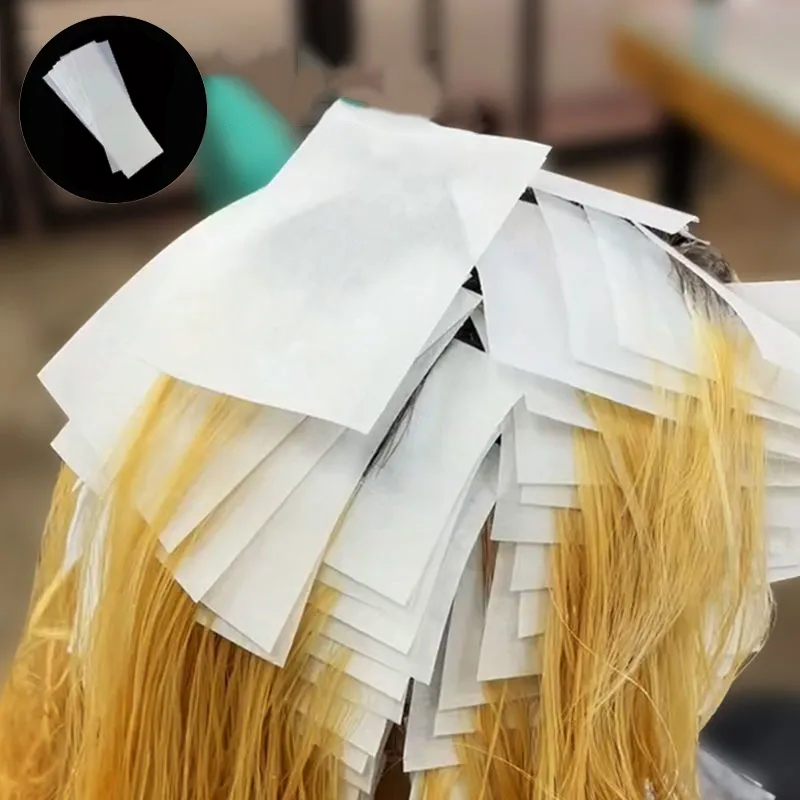 50/100PC Reusable Hair Color Foil Alternative Hair Dye Paper Hair
