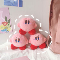 XFZHG Soft Kids Toys Kawaii 10CM Stuffed Toys Cartoon Bag Pendant Kirby Keychain Plush Doll Star Kirby