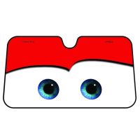 130X70Cm Cartoon Car Visor Auto Solar Protection Foils Eyes Car Front Window Windshield Visor Universal Car Cover Car-Styling