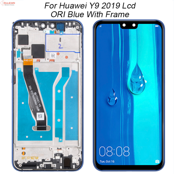 6-5นิ้ว-enjoy-9-plus-จอแสดงผลสำหรับ-y9-2019-lcd-touch-panel-screen-digitizer-assembly-replacement-with-frame