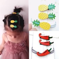 [COD] Korean Dongdaemun Fruit Rope Clip Set Wind Hair Tie Childrens Rubber Band