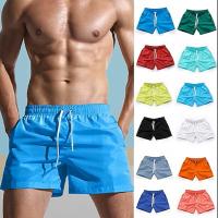 (ETX)Mens Board Shorts Swim Shorts Swim Trunks Drawstring Elastic Waist Design Quick Dry Sports Short Daily Beach Streetwear Casual