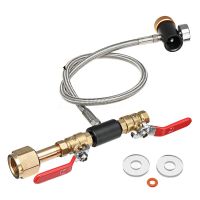 [COD][จัดส่งฟรี]G1/2 CO2 Cylinder Refill Adapter Hose, CO2 Refill Station Connector Kit for Filling Soda Maker for Sodastream Tank