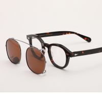 Johnny Depp Polarized Clip On Sunglasses For Men And Women Acetate Retro Top Quality Frame 003