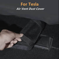 【YY】2pcs Car Air Vent Anti-blocking Dust Cover for Tesla Model 3 S Y 2017 2018 2019 2021 2022 Rear Seat Air Conditioning Outlet Net