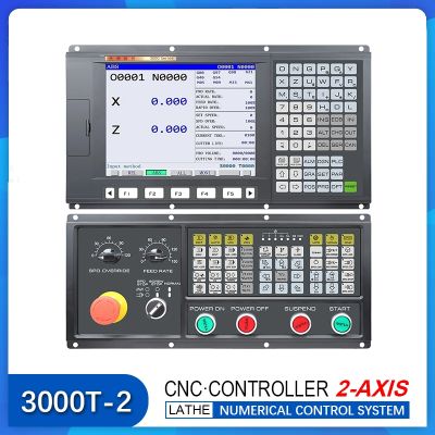✽℡▫ Similar To GSK CNC Control Panel CNC Controller 2 Axis Lathe Control System Kit With ATCPLC Functions