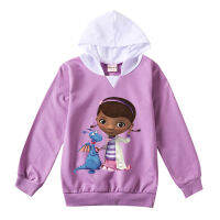 [ในสต็อก] Doc McStuffins แขนยาวใหม่เกาหลีฤดูใบไม้ผลิฤดูใบไม้ร่วงเสื้อยืดเด็กเสื้อผ้าผ้าฝ้ายผสมการ์ตูน H Oodies เสื้อกันหนาวเด็กหนุ่มๆสาวๆเด็ก