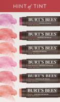 burts bees tinted lip balm(no box) สีMagnolia/Rose/Red dahila/Pink Blossom/Zinnia/Hibicus/SweetViolet 4.25