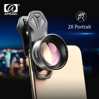 ↂ❣○ APEXEL HD 2X telescope lens 4K telephoto zoom phone camera lens CPL star filter for huawei Samsung all smartphone drop-shipping