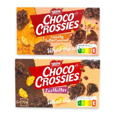Nestle CHOCO CROSSIES ซีเรียลธัญพืชเคลือบช็อคโกแลต