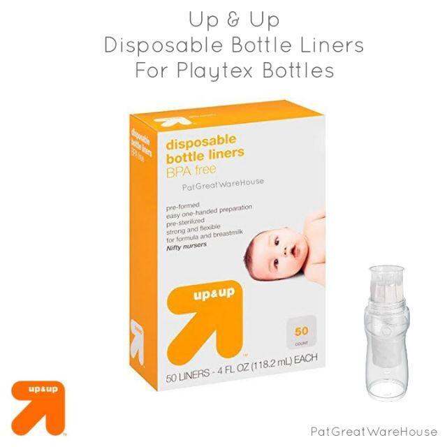 O^Up & Up Disposable Bottle Liners for Playtex Drop ins Bottles