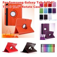 สำหรับ Samsung Galaxy Tab 4 10.1 "SM-T530 T531 T535แท็บ T537 3 10.1" GT-P5200 P5210 P5220แท็บเล็ต360 ° การหมุนเคสแลปท็อปหนัง PU