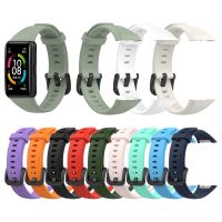 สายซิลิโคน TPU สำหรับ Honor Band 6สายกำไลข้อมืออัจฉริยะสายนาฬิกาสำหรับเปลี่ยนเพื่อเป็นเกียรติ Band6สายรัดนาฬิกาข้อมือ