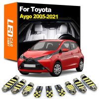 Zoomsee ภายใน LED Light Kit สำหรับ Toyota Aygo 2005-2013 2014 2015 2017 2020 2021 Canbus รถในร่มหลอดไฟโดมอ่าน Trunk โคมไฟ