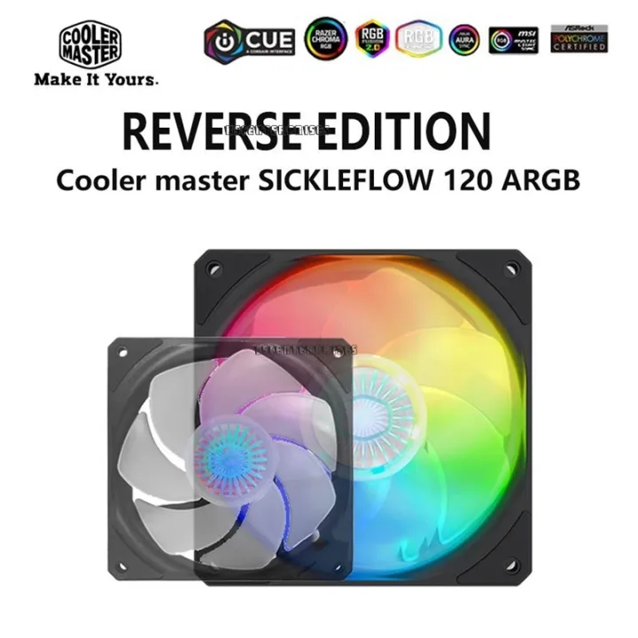 Cooler Master Sickleflow V Argb Reverse Edition For Push Pull