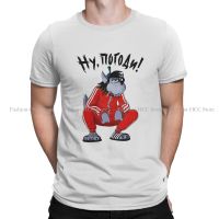 Nu Pogodi Well Just You Wait Wolf Hare Cartoon Tracksuit Squat Wolf Special Tshirt Top Quality Creative