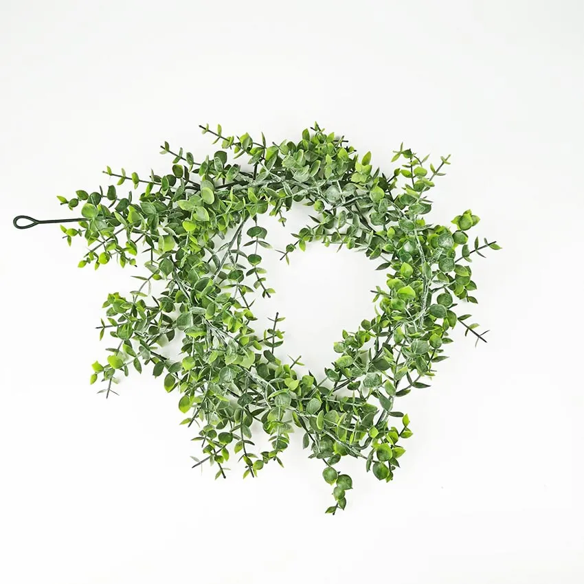 Eucalyptus Garland Artificial Faux Garland Wall Decor Silver Dollar