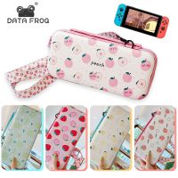 DATA FROG Portable Travel Carrying Case Compatible-Nintendo Switch/Lite Console Fruit Style Storage Bag For NS Accessories 2022 Cases Covers