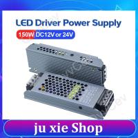 JuXie store 150W DC12V 12.5A 24V DC 6.2A Ultra Thin LED Power Supply Lighting Transformers Adapter Switch 150W AC110-265V For LED Strips