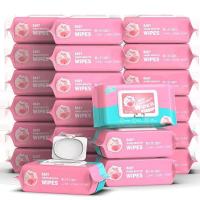 [10 แพ็ค] Baby Wipes ผ้าเช็ดทำความสะอาดสำหรับเด็ก ห่อใหญ่ สูตรอ่อนโยน นุ่มสบาย ไม่ระคายเคือง