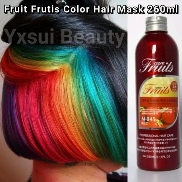 Free Shipping Fruit Frutis Color Hair dye 护发果泥果酸 染发剂 | Lazada PH