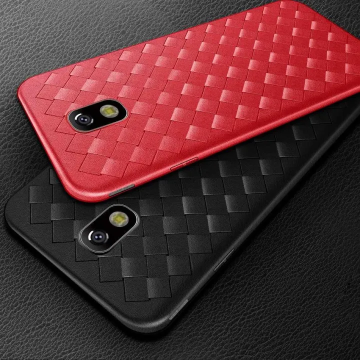 For Samsung Galaxy J3 Pro 17 Case Fashion Ultra Thin Weaving Phone Case Slim Soft Tpu Silicone Breathable Grid Casing Back Cover Shell For Samsung J3 Pro 17 Best Quality In Stock Lazada