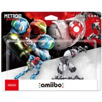 ✜ AMIIBO AMIIBO METROID SERIES FIGURE (SAMUS AND E.M.M.I) (JAPAN)  (By ClaSsIC GaME OfficialS)