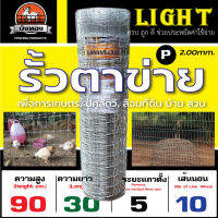 รั้วตาข่ายแรงดึง รั้วตาข่าย บังทอง 90P (สูง 90cm. ยาว 30m.) รุ่น Light ครบ ถูก ดี ประหยัดค่าใช้จ่าย