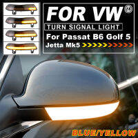 แบบไดนามิก Blinker ไฟเลี้ยว LED สำหรับ Volkswagen GOLF 5 GTI Plus MK5 Jetta Passat B6 B5.5 Variant EOS Sharan สำหรับ VW Arrow Light