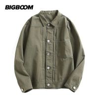 2023 New Fashion version BIGBOOM 2019A/W Classic Retro Ami Khaki 506XX Washed and Distressed Khaki Green Jacket