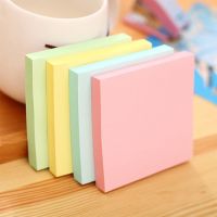 100Sheet Colorful Self-Stick Sticky Notes Pastel Sticky Notes Notepad Planner Sticker Memo Pad Stationery School Office Supplies