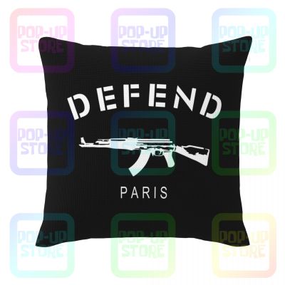Soft Defend Paris 3D Print Ak47 Linen Pillowcase Throw Pillow Cover Natural Skin Care Anti-Bacterial