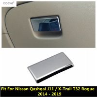 “{》} ABS มือจับกล่องเก็บของแผ่นปิดตกแต่งเลื่อมสำหรับ Nissan Qashqai J11 / X-Trail T32โกง2014-2019อุปกรณ์ตกแต่งภายใน