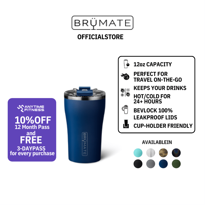 Brumate NAV Triple Insulated Tumbler 12oz Lazada PH