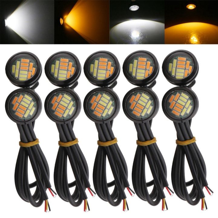 10-pcs-12v-23mm-dual-color-switchback-4014-smd-12-led-drl-eagle-eye-daytime-light-car-motor-turn-lights