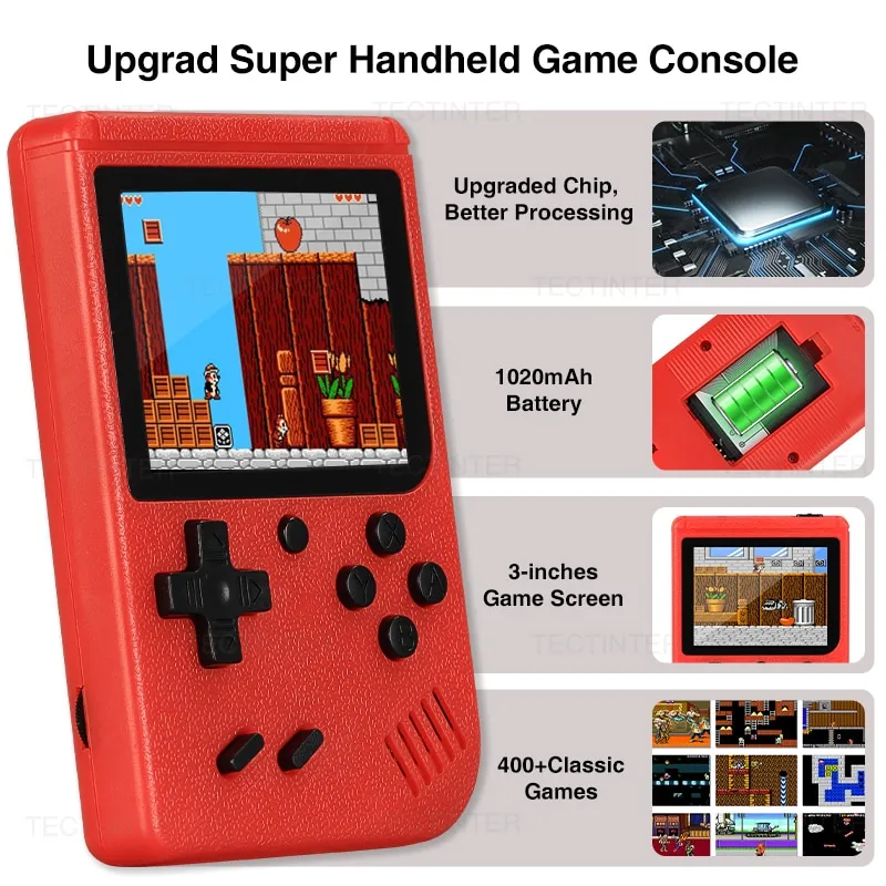 Sup Game Box 400 in 1 Plus with Arabic Portable Mini Retro Handheld Game  Console 3.0 Inch Kids Game Player - China Handheld Game Box and Retro Game  Box price
