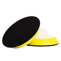 4 Plate Backing Pads100mm Car Polishing Sponge Bonnet Diamond Sanding Pad Backer Holder Napping Hook Loop Disc